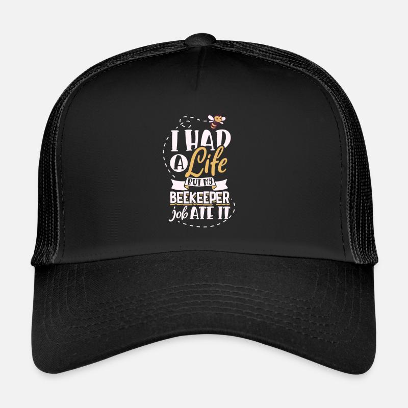 Honey Bee Beekeeping Beekeeper Honeybee Beekeeping Trucker Cap