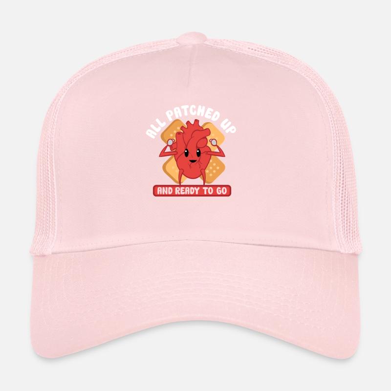 Open Heart Surgery Heart Surgery Survivor Gift Trucker Cap