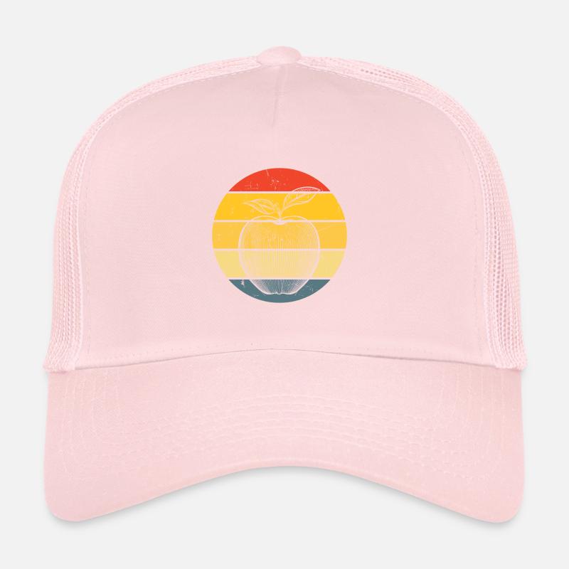 Vintage Apple Fruit Distressed Trucker Cap
