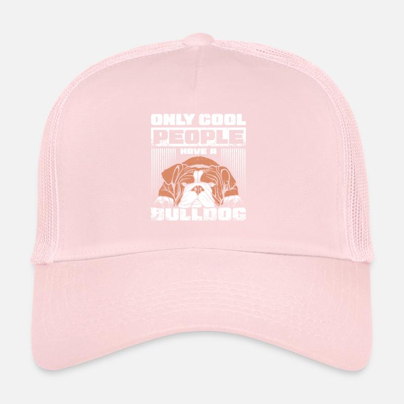 Seuls les gens cool ont un bouledogue anglais Casquette trucker 