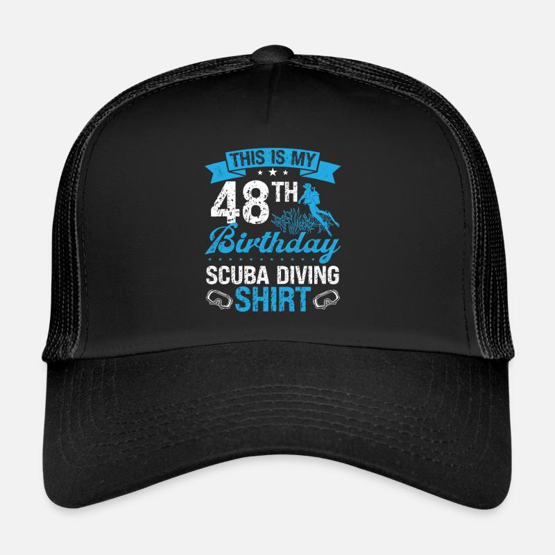 48 ans Plongeur Plongée Snorkeling Masque Plongée Casquette trucker 