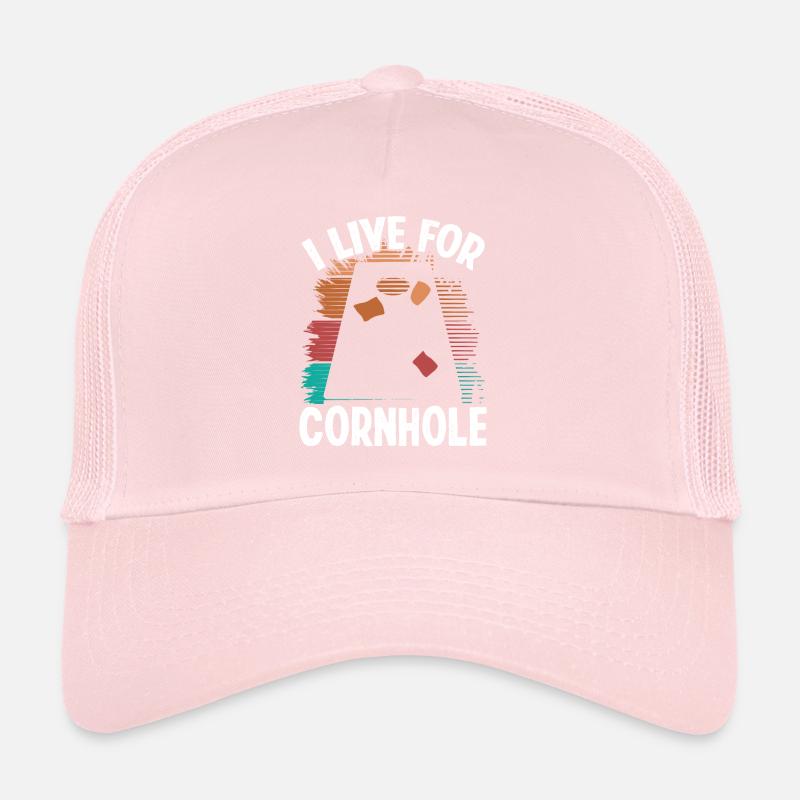 Cornhole Player Team I live for Cornament Tosser Trucker Cap