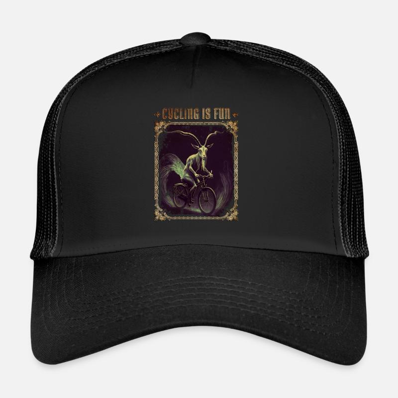 Le cyclisme est amusant gothique Casquette trucker 