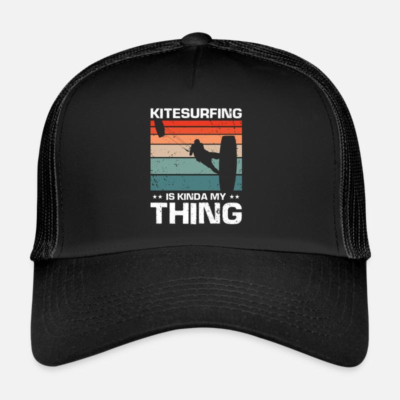 Le kitesurf c'est un peu mon truc Kite Kiteboarder Casquette trucker 