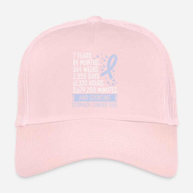 7 ans de mouvement de ruban sans cancer de l’estomac Casquette trucker 