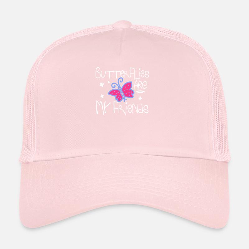 Les papillons sont mes amis Casquette trucker 