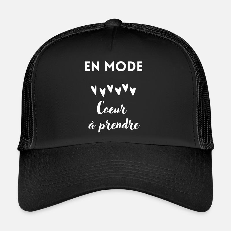 en mode coeur à prendre Casquette trucker 