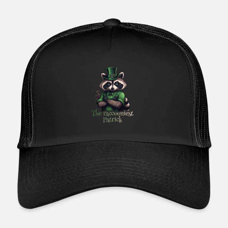 Le raton laveur le plus vivron Patrick St. Patty Casquette trucker 
