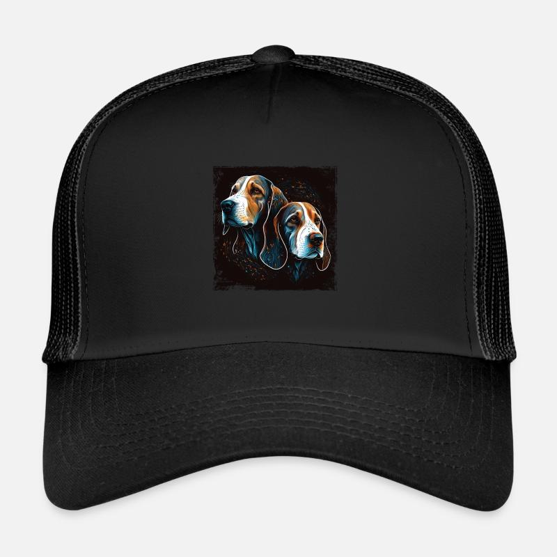 Portrait d’image de Beagle Casquette trucker 