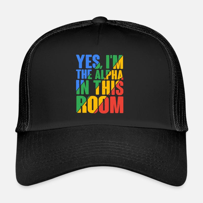 Oui, je suis l’Alpha dans cette pièce 21 Casquette trucker 