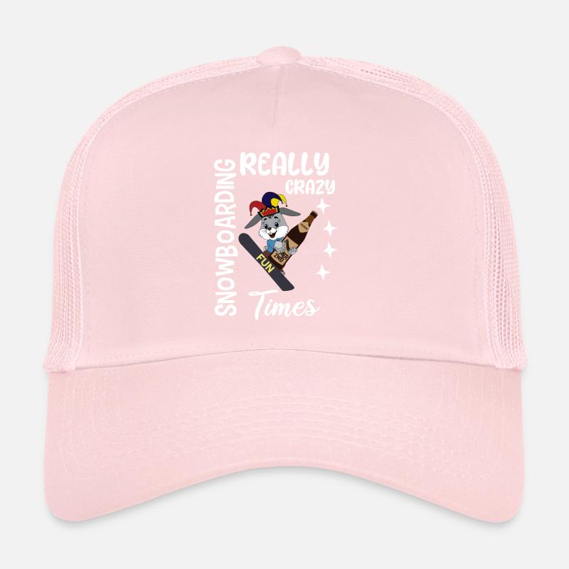 Snowboarding crazy times, Easter with Snowboard Trucker Cap