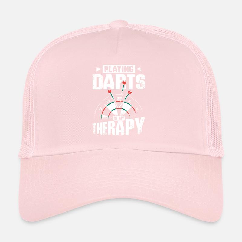 Playing darts is my therapy Trucker Cap