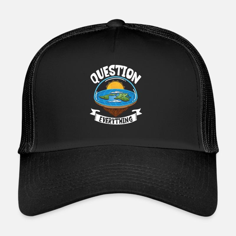 Flat Earth Theory Flat Earth Army Earth Trucker Cap