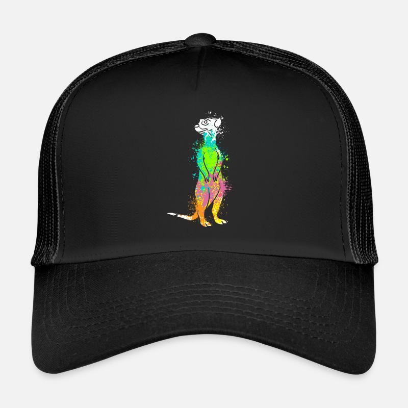 Suricates Splash Art Surikate Casquette trucker 