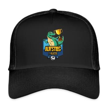 Aufstieg 1. Klasse Einschulung - Trucker Cap - Schwarz/Schwarz - Vorne