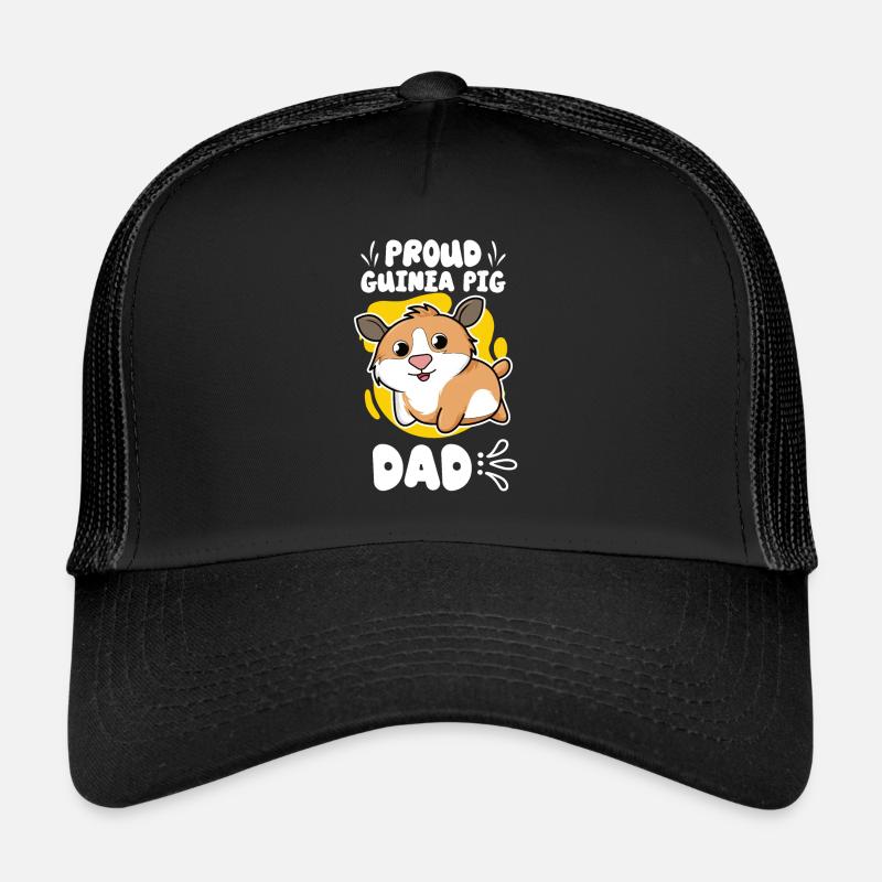 Idée cadeau de pomme de terre poilue amoureux du cochon d’Inde Casquette trucker 