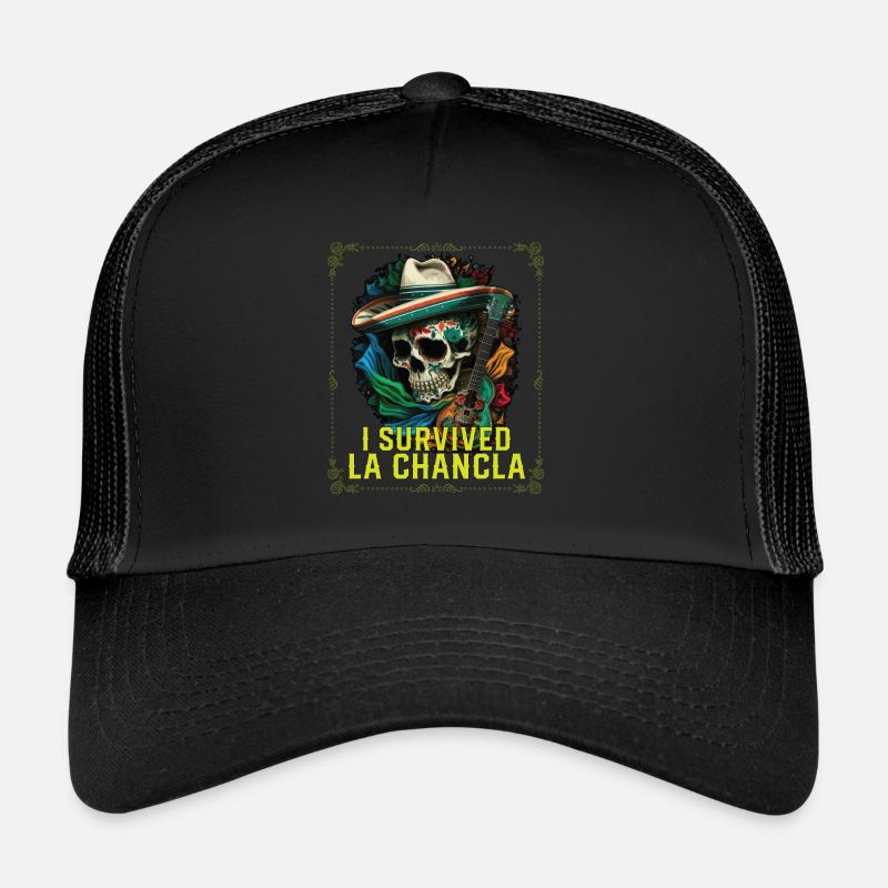 I Survived La Chancla Mexican Slippers Sandals Trucker Cap