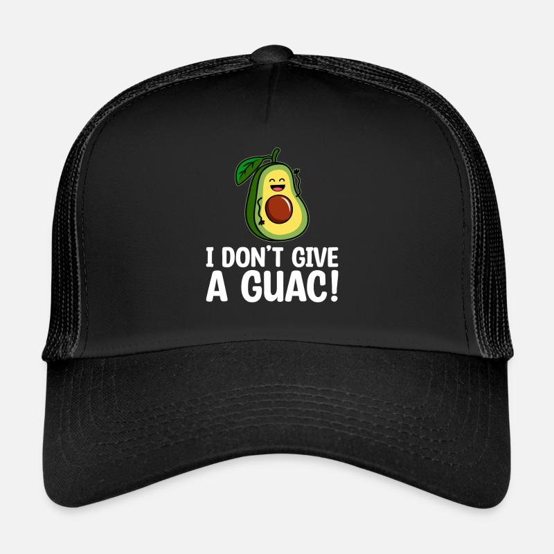 Don't Give A Guac Avocado Guacamole Lover Trucker Cap