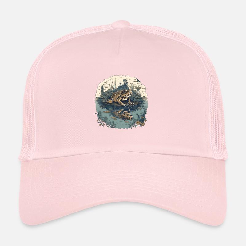 Crapaud à l’étang Casquette trucker 