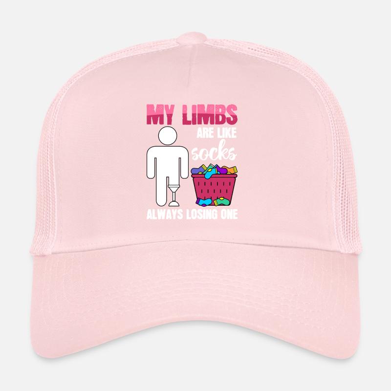 Amputierte Gliedmaßen Sind Wie Socken Trucker Cap