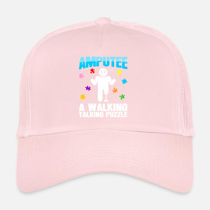 Amputee Walking Speaker Trucker Cap