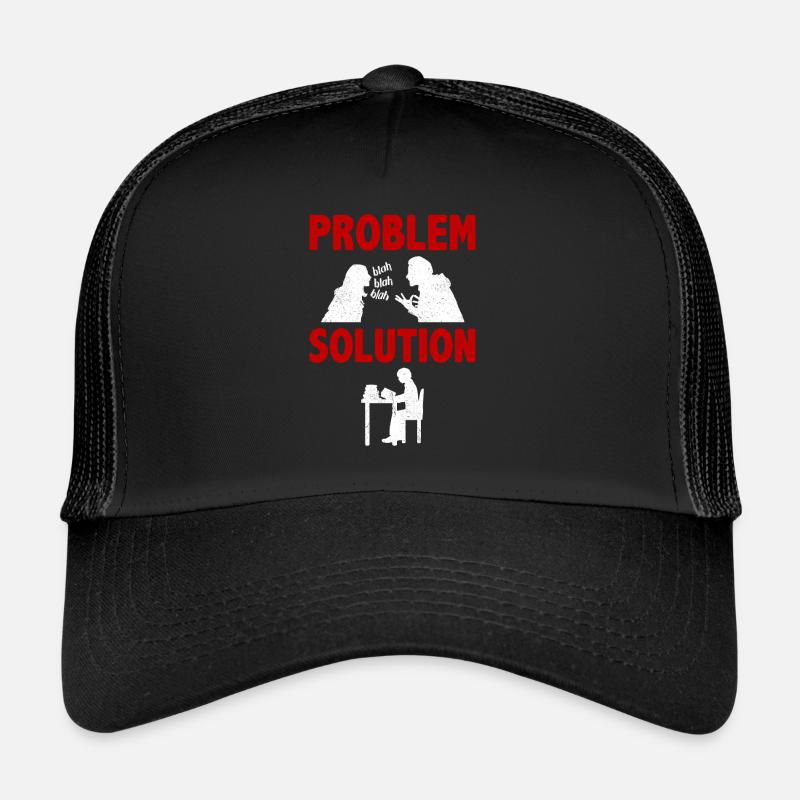 Learning Education University Problem Solution Trucker Cap