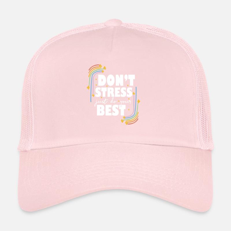 Jour de test Ne stressez pas, faites simplement votre meilleur professeur Casquette trucker 