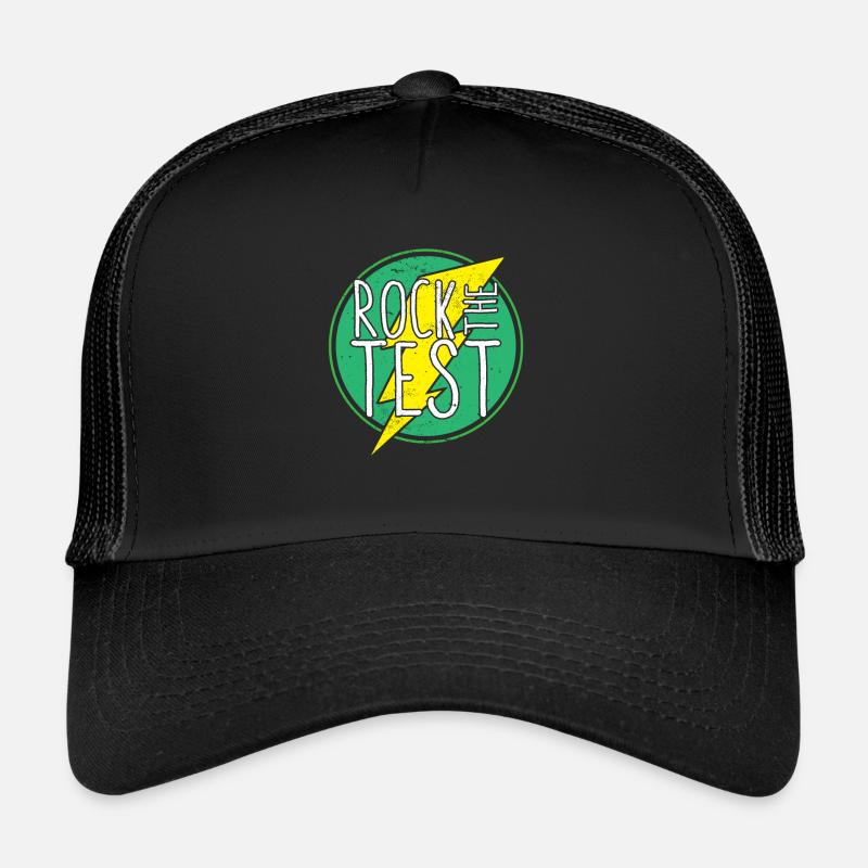 Rock the Test Funny Test Day Student Teacher Trucker Cap