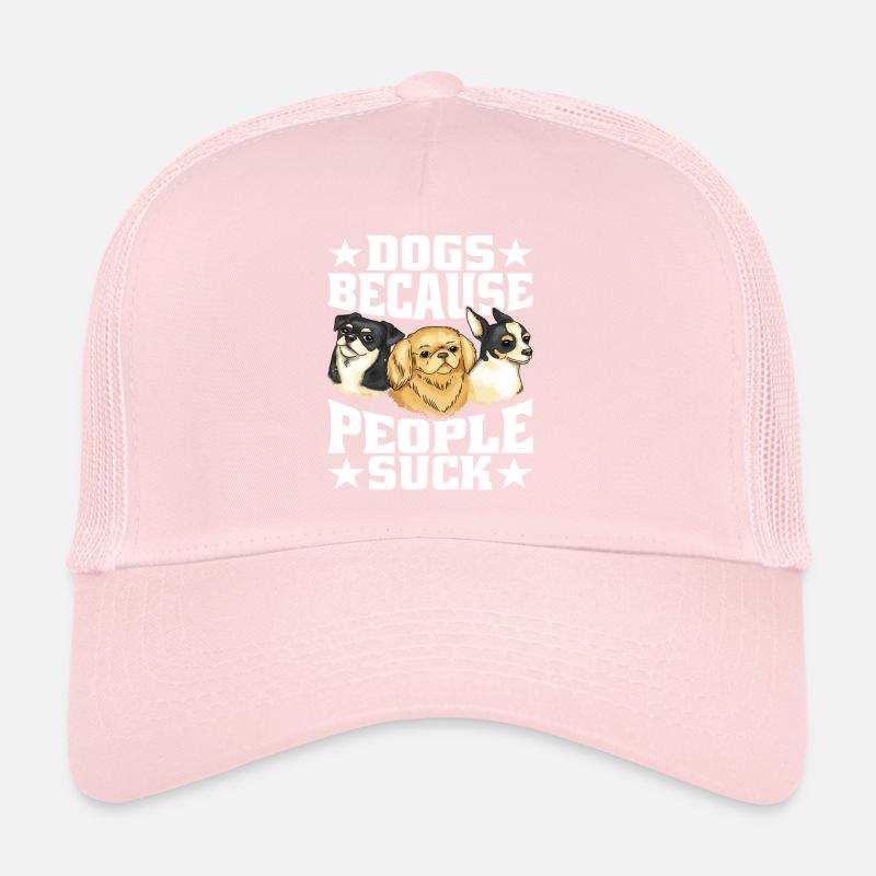 Les chiens parce que les gens sucent 3 Casquette trucker 