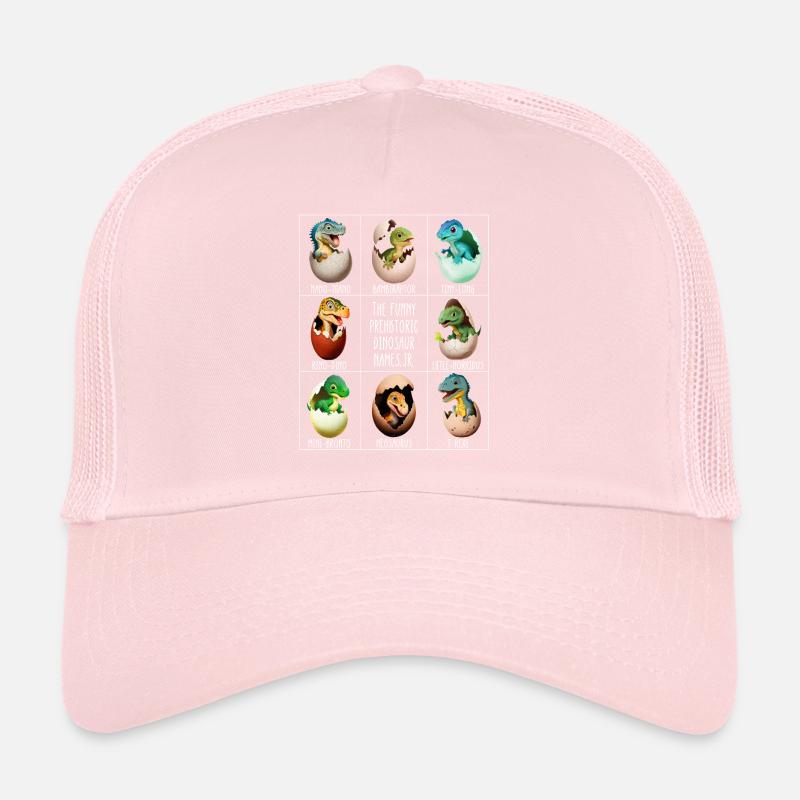 Bébé dinosaure dans l’œuf Casquette trucker 