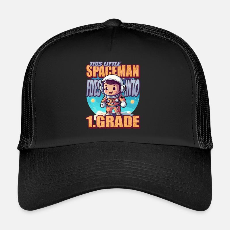 This little astronaut flies into the first Trucker Cap