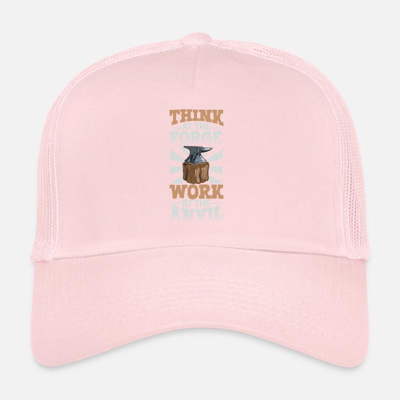 Blacksmith Metalworker Bladesmith Metal Trucker Cap