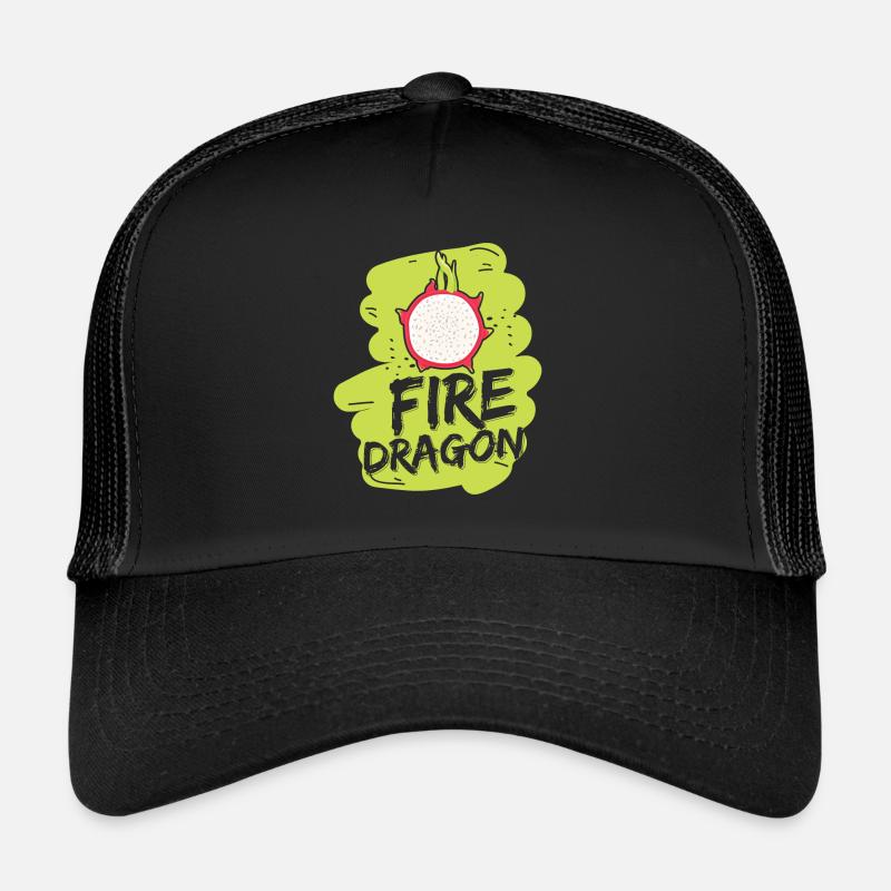 Fire Dragon Fruit Trucker Cap