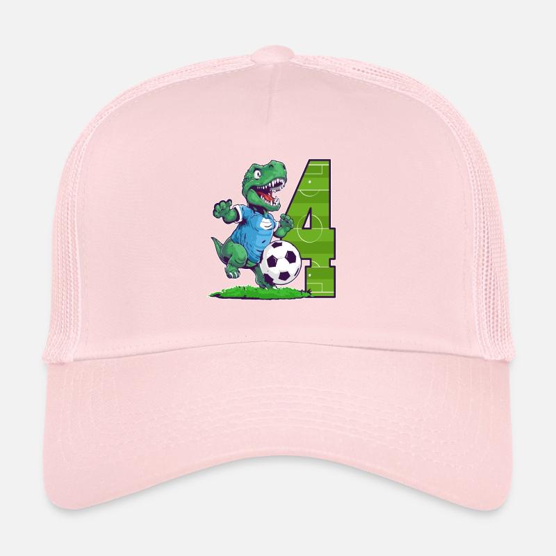 Soccer Dinosaur - 4 year old boy - 4. Trucker Cap