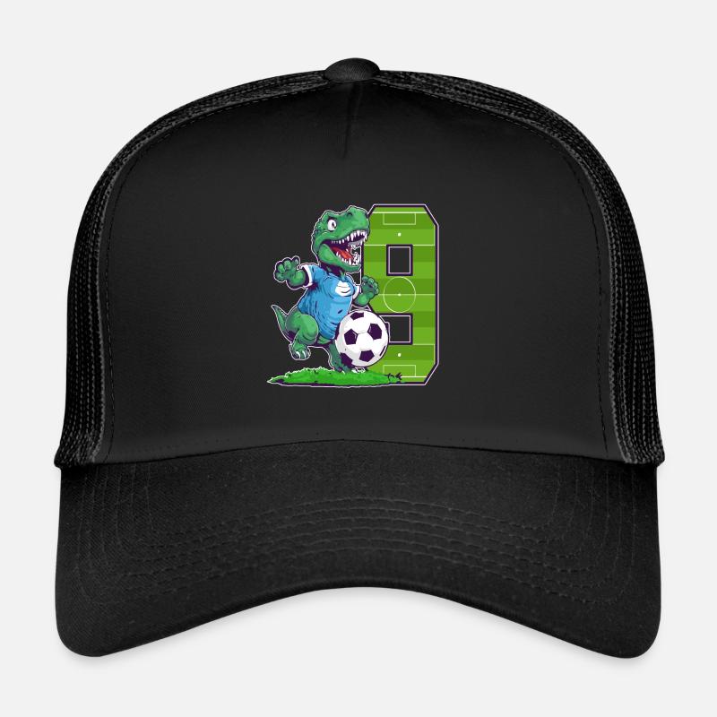 Soccer Dinosaur - 9 year old boy - 9. Trucker Cap
