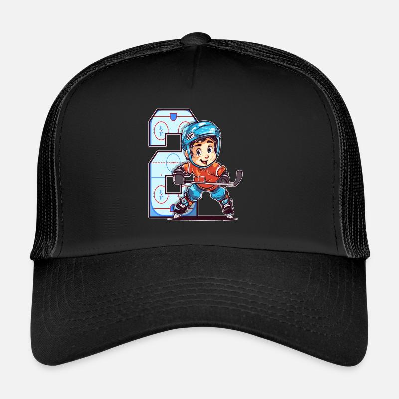 Anniversaire de hockey sur glace - garçon de 2 ans - 2. Casquette trucker 