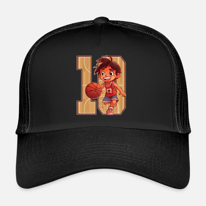 Anniversaire de basketball - garçon de 10 ans - Casquette trucker 