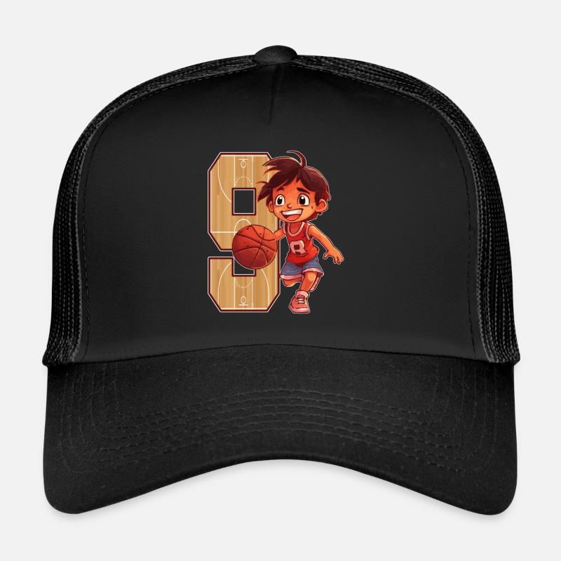 Basketball Anniversaire - 9 ans Garçon - 9. Casquette trucker 