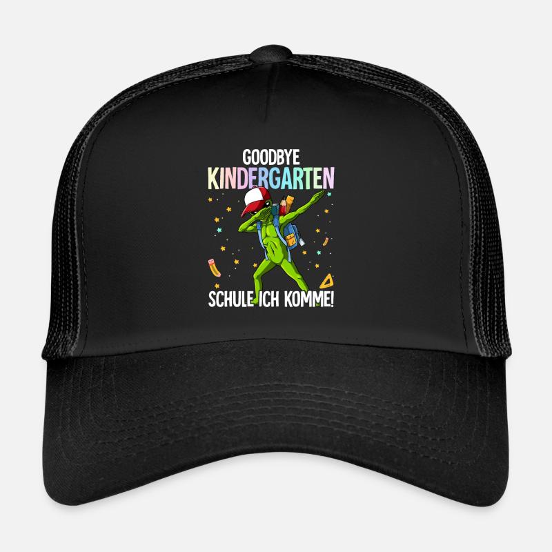 Goodbye Kindergarten Schule Ich Komme Einschulung Trucker Cap