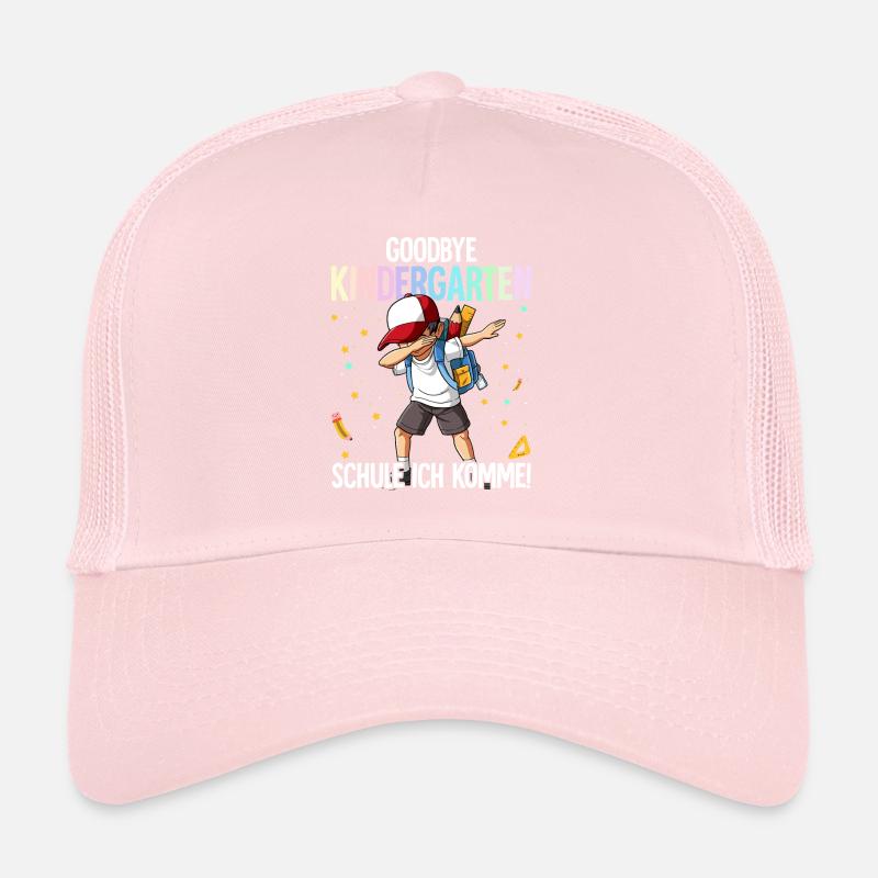 Goodbye Kindergarten Schule Ich Komme Einschulung Trucker Cap