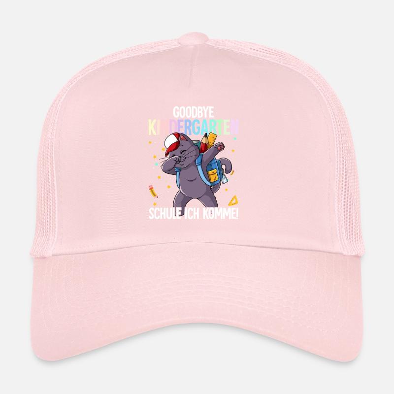 Goodbye Kindergarten Schule Ich Komme Einschulung Trucker Cap