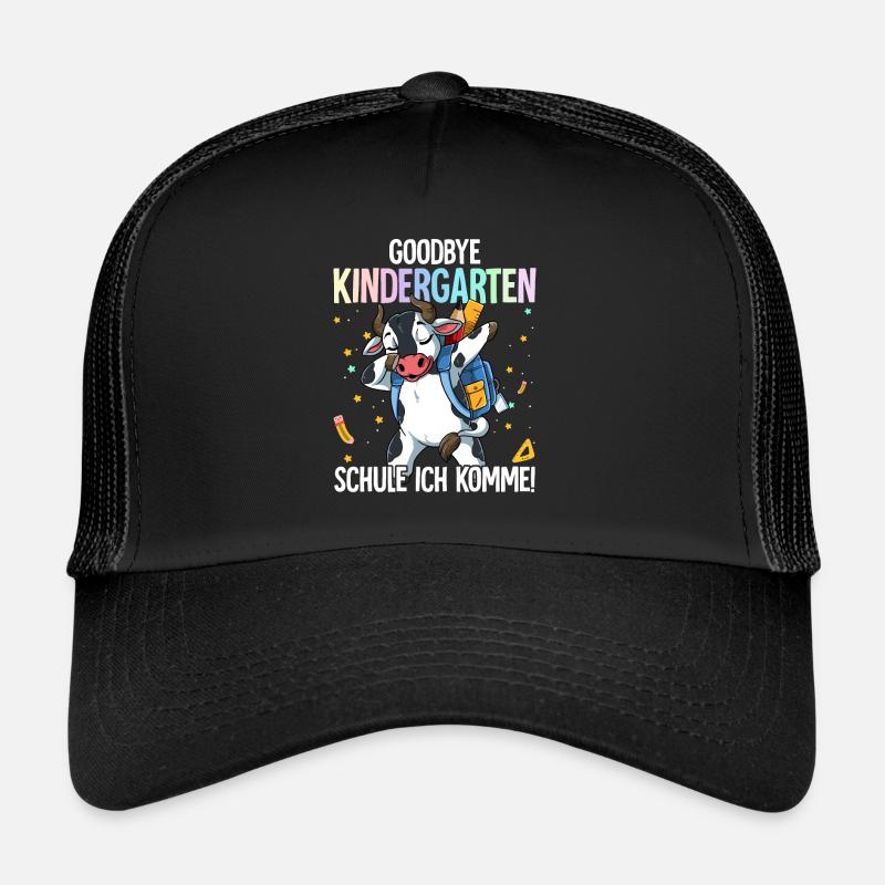 Goodbye Kindergarten Schule Ich Komme Einschulung Trucker Cap
