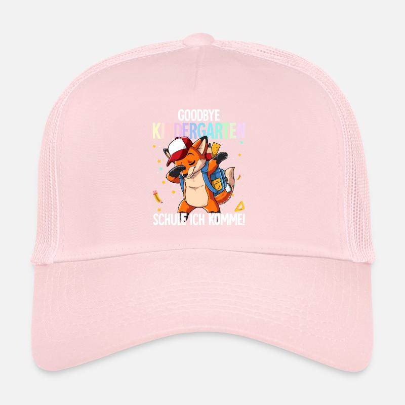 Goodbye Kindergarten Schule Ich Komme Einschulung Trucker Cap