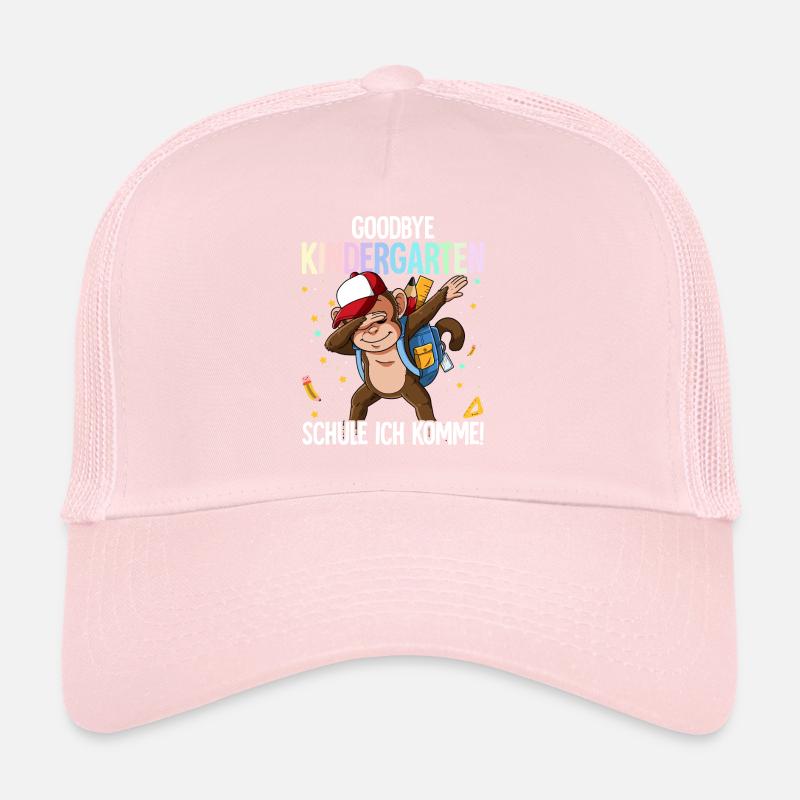 Goodbye Kindergarten Schule Ich Komme Einschulung Trucker Cap