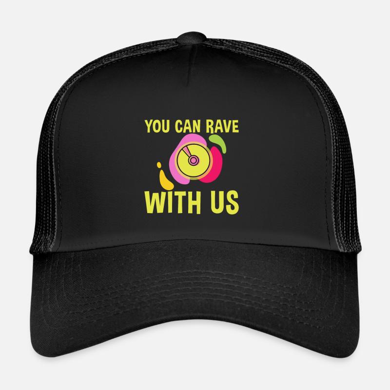 Vous pouvez raver avec nous 2 Casquette trucker 