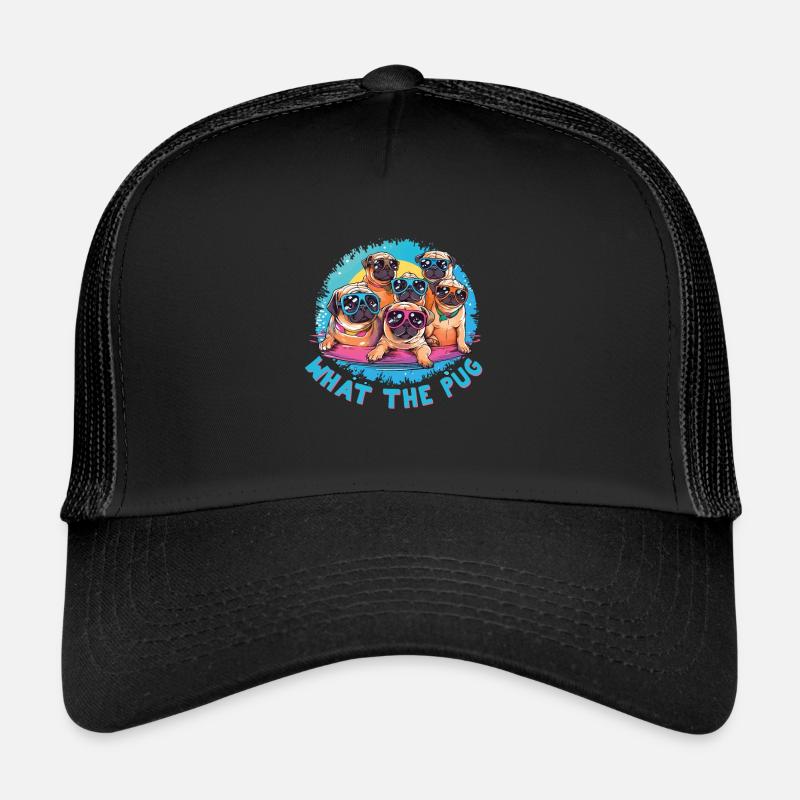 Pug Party - what the pug Trucker Cap