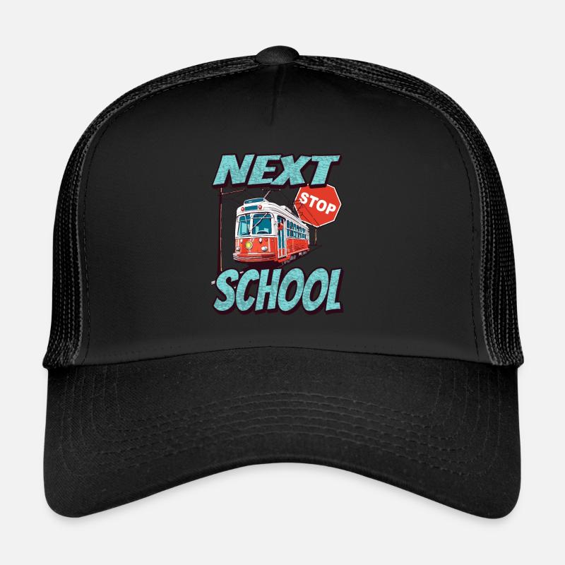 Nächste Haltestelle Schule - Kids Straßenbahn Trucker Cap
