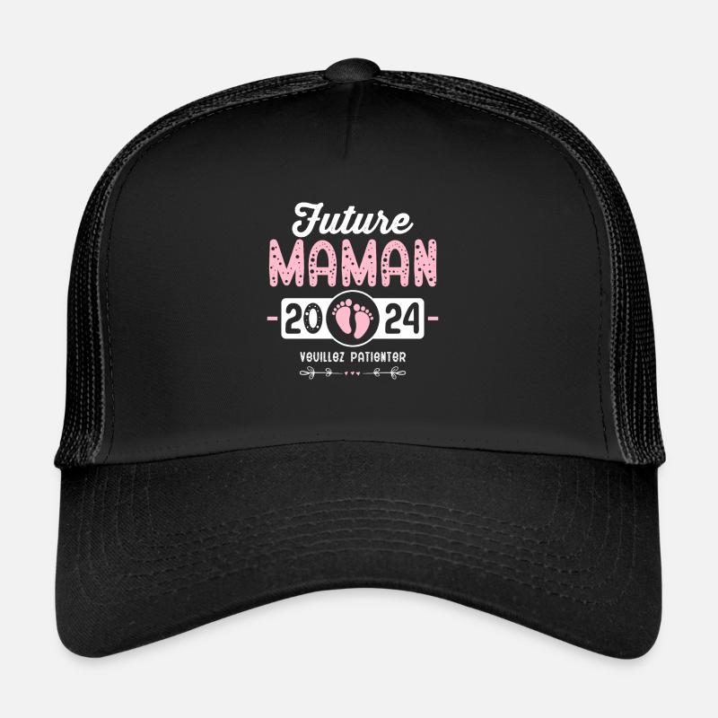 Future Maman 2024 Cadeau Nouvelle Naissance Maman Casquette trucker 