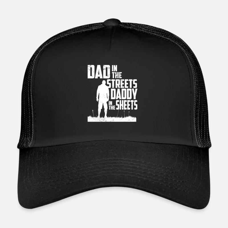 Drôle de papa dans les rues Papa dans les draps Casquette trucker 