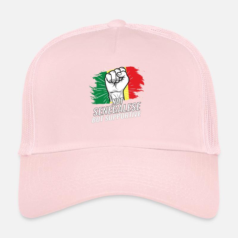 Not Senegalese But Supportive Senegal Flag Trucker Cap